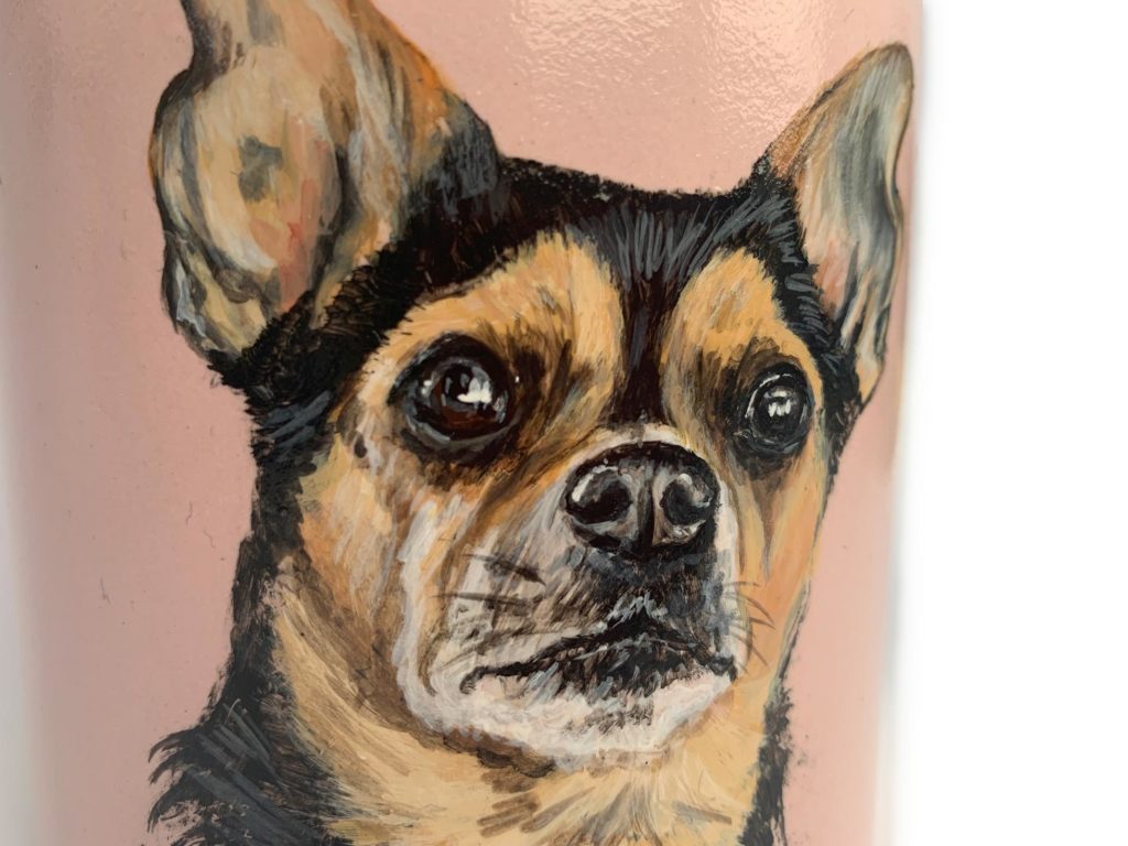 Dog hand-painted portrait